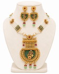 Aayatika Temple Medallion Necklace – South Indian Temple Jewellery – Pabeena