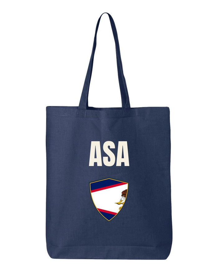 American Samoa Soccer Tote Bag — National Crest Badge | NYC Factory