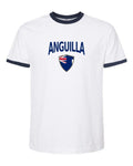 Anguilla Arched Crest Soccer Ringer Tee — NYC Factory