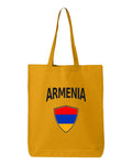 Armenia Soccer Tote Bag — Arched National Crest | NYC Factory