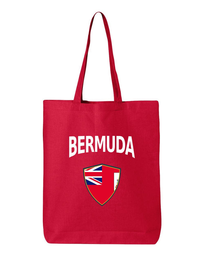 Bermuda Soccer Tote Bag — Arched National Crest | NYC Factory