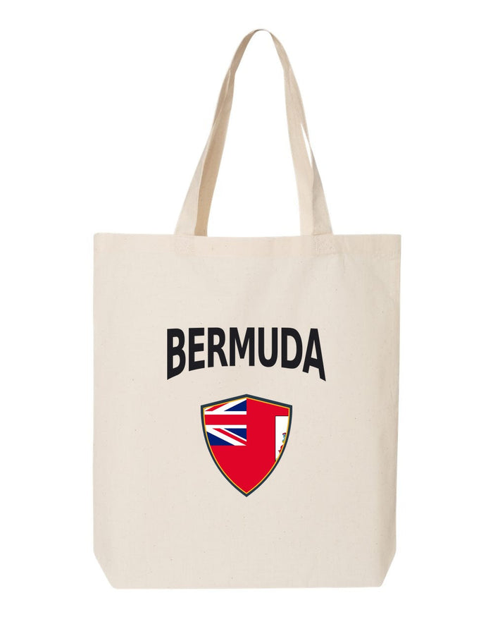 Bermuda Soccer Tote Bag — Arched National Crest | NYC Factory