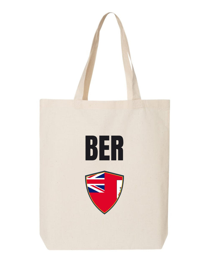Bermuda Soccer Tote Bag — National Crest Badge | NYC Factory