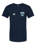 Botswana Soccer Tee — Retro National Crest | NYC Factory