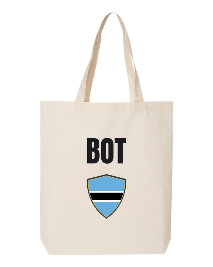 Botswana Soccer Tote Bag — National Crest Badge | NYC Factory