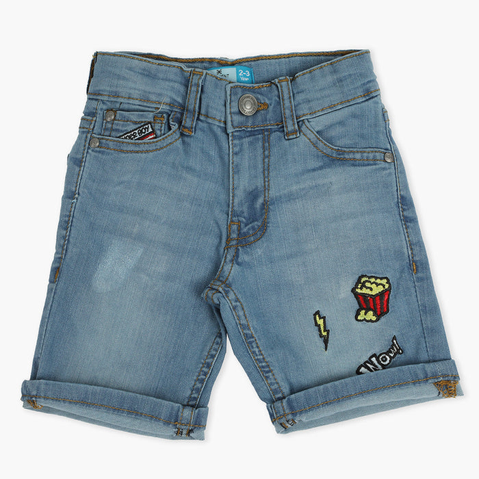 Eminent Boys Denim Short - Mid Blue, Boys Shorts, Eminent, Chase Value