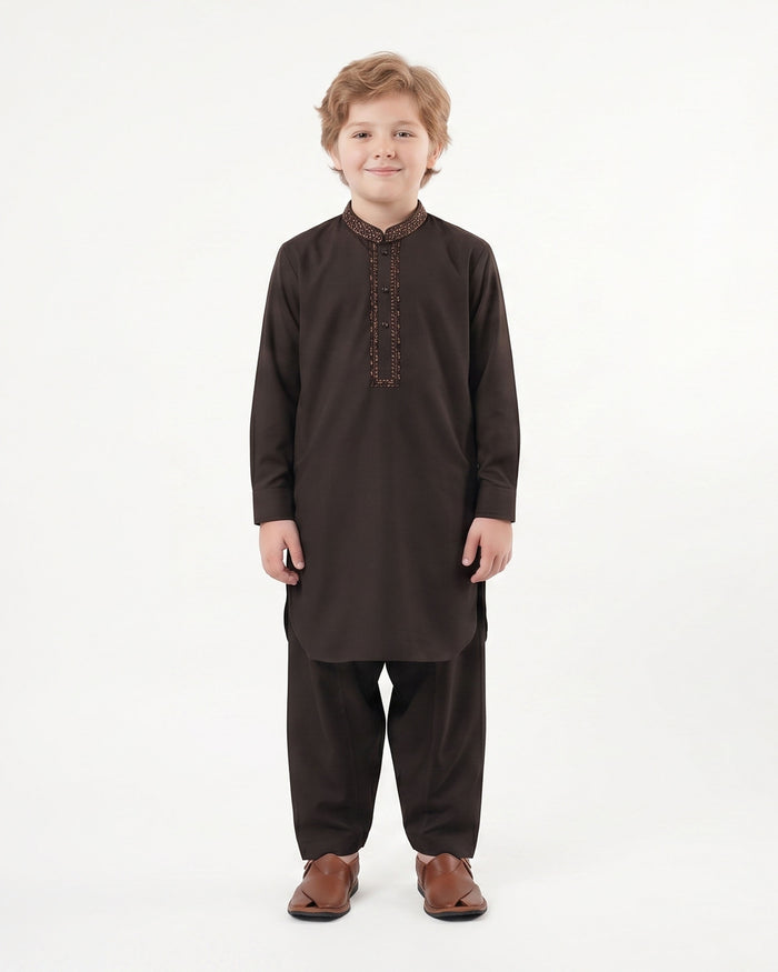 Boys Embroidered Shalwar Kameez