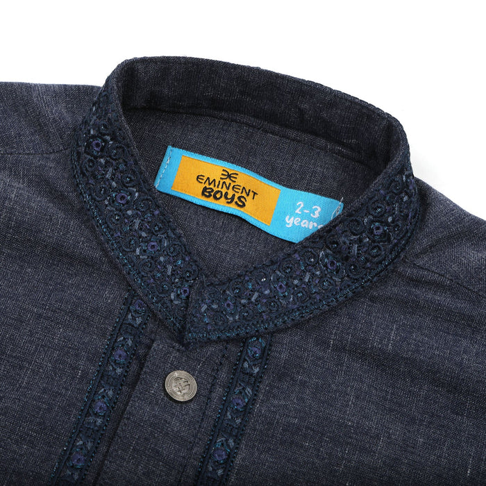 Eminent Boys Full Sleeves Shalwar Suits - Denim, Boys Shalwar Kameez, Eminent, Chase Value