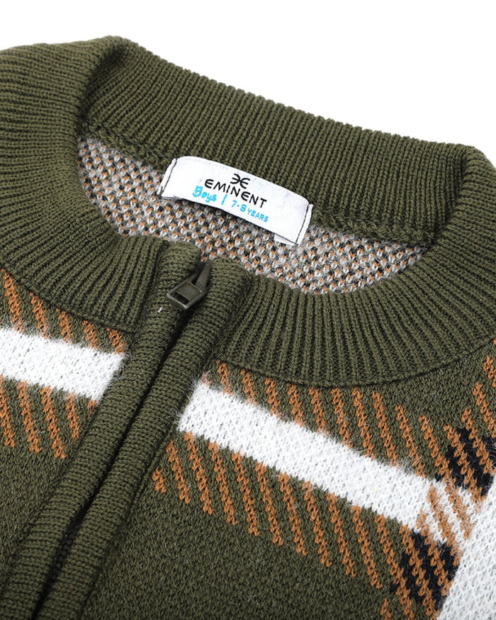 Eminent Boys Full Sleeves Sweater - Olive, Boys Sweaters, Eminent, Chase Value