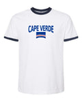Cape Verde Soccer Ringer Tee 2026 — Classic Name & Flag | NYC Factory - NYC Factory
