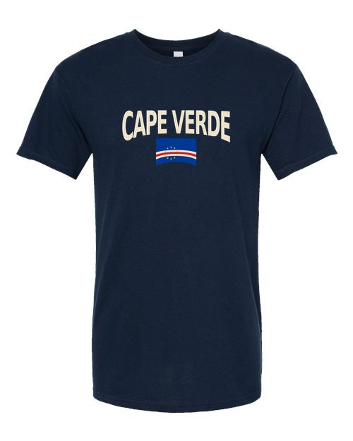 Cape Verde Soccer Tee 2026 — Classic Name & Flag | NYC Factory - NYC Factory