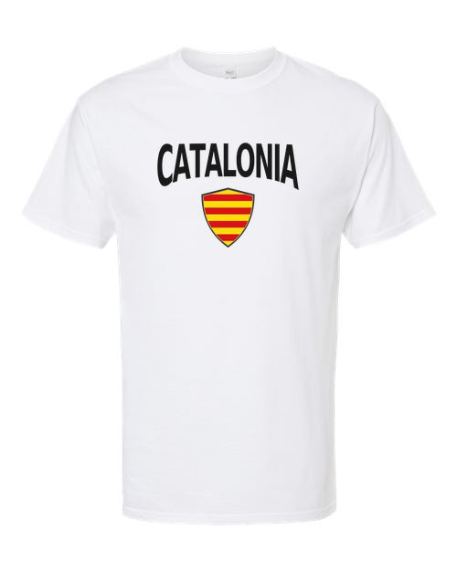 Catalonia Arched Crest Soccer Tee — NYC Factory