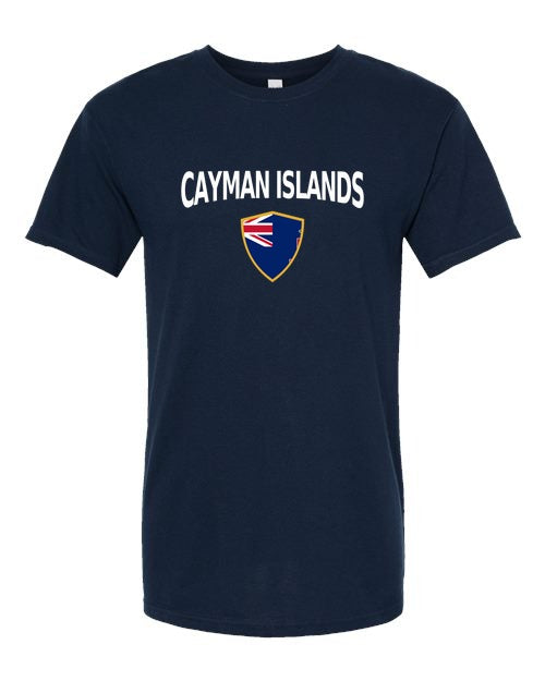 Cayman Islands Arched Crest Soccer Tee — NYC Factory