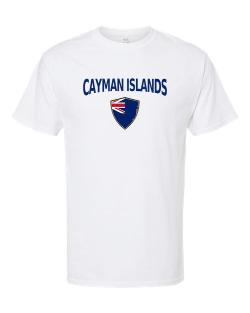 Cayman Islands Arched Crest Soccer Tee — NYC Factory