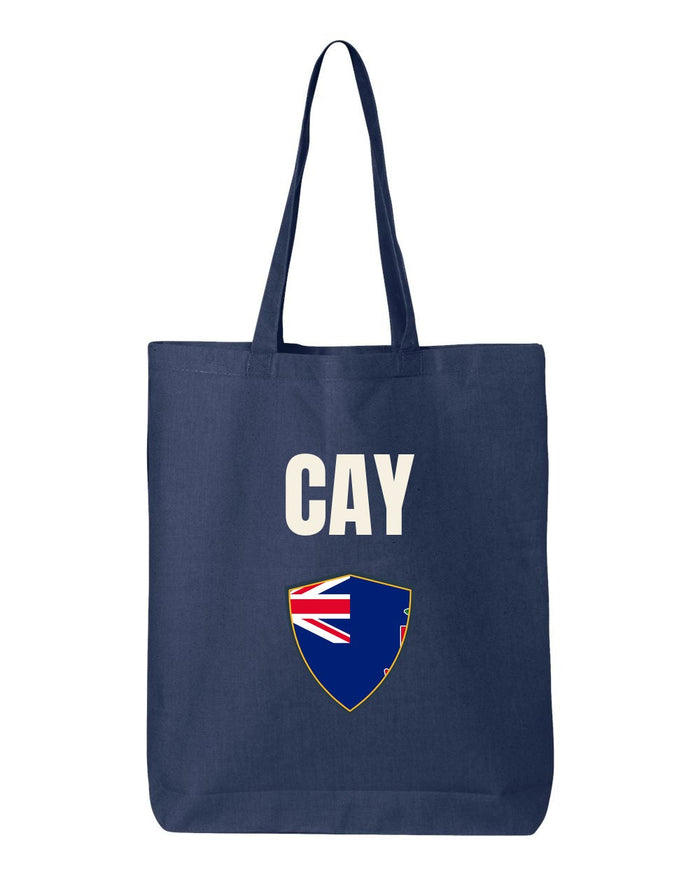 Cayman Islands Soccer Tote Bag — National Crest Badge | NYC Factory