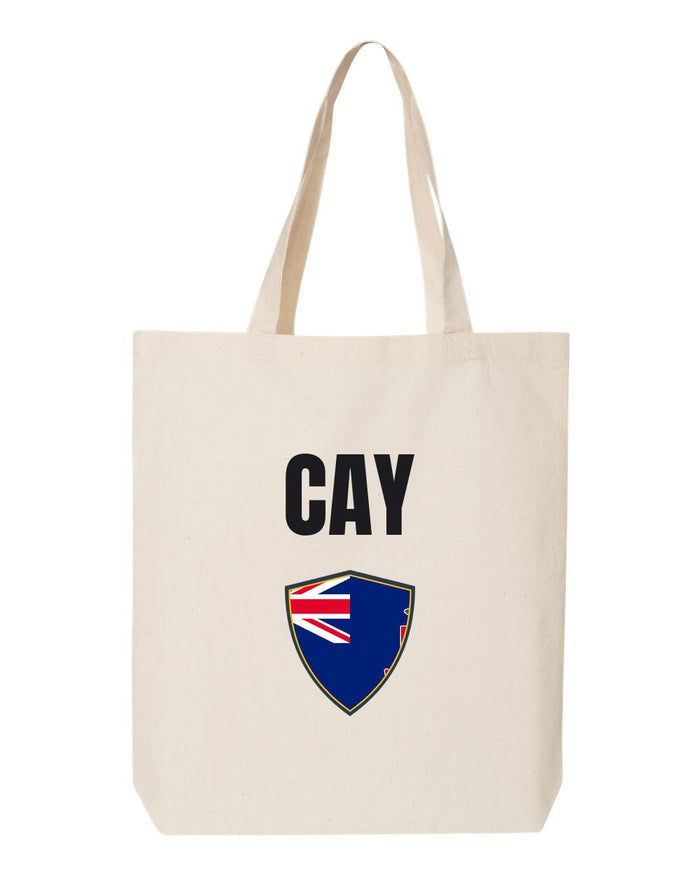 Cayman Islands Soccer Tote Bag — National Crest Badge | NYC Factory