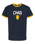 Chad Arched Crest Soccer Ringer Tee — NYC Factory
