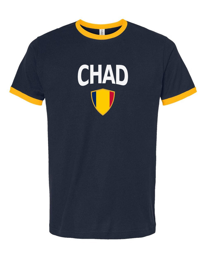 Chad Arched Crest Soccer Ringer Tee — NYC Factory
