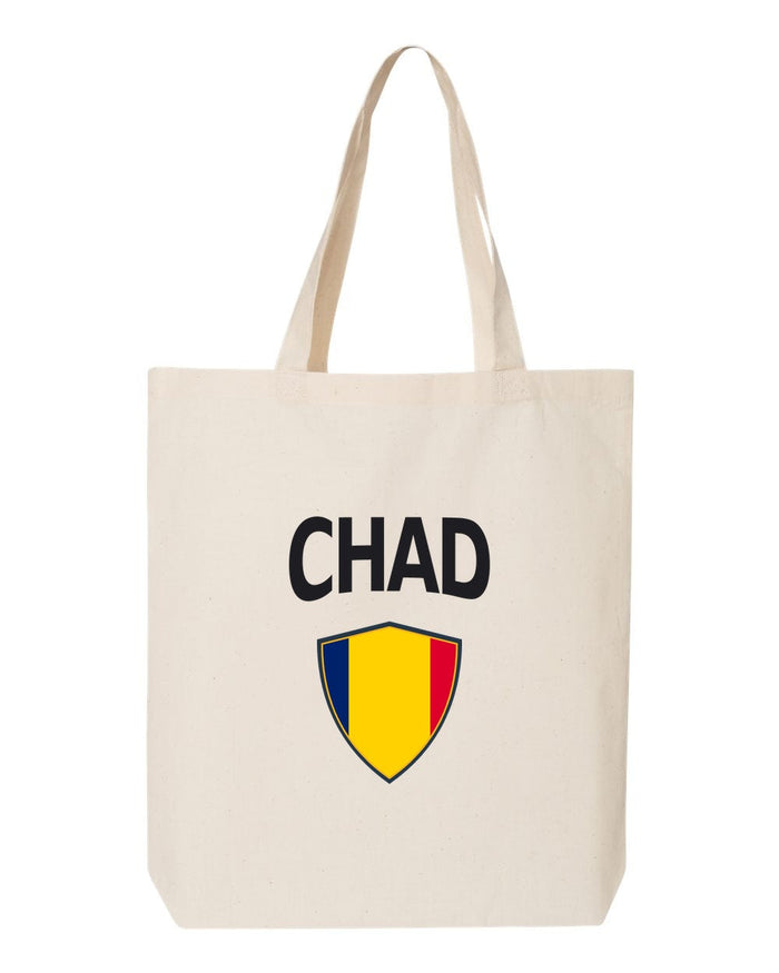 Chad Soccer Tote Bag — Arched National Crest | NYC Factory