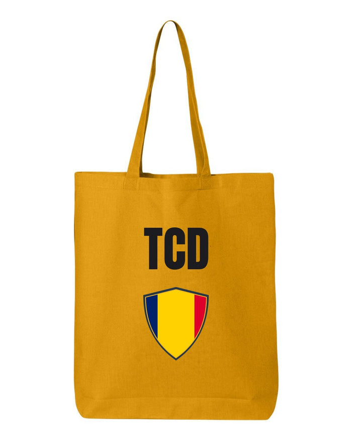 Chad Soccer Tote Bag — National Crest Badge | NYC Factory