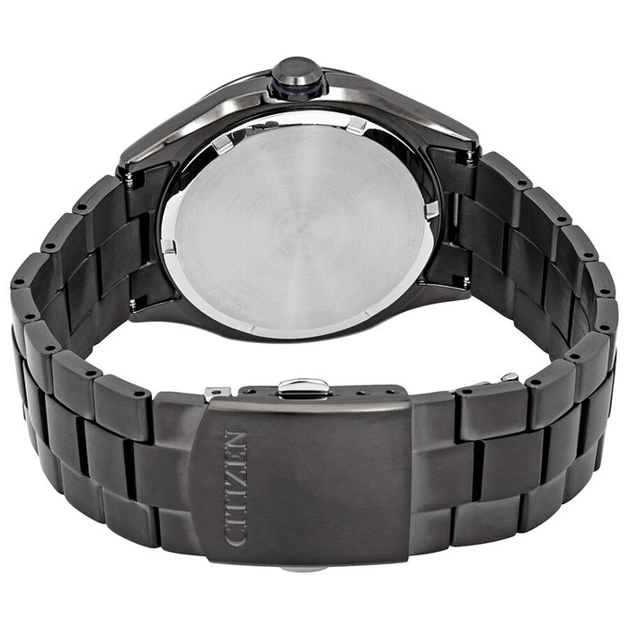 Citizen AW1147-52L Drive Weekender – Men’s Eco-Drive Black Ion-Plated Stainless Steel Blue Dial Watch