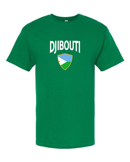 Djibouti Arched Crest Soccer Tee — NYC Factory