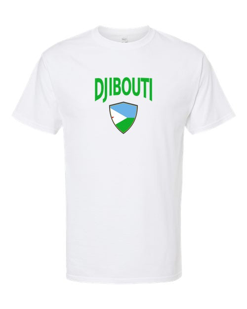 Djibouti Arched Crest Soccer Tee — NYC Factory