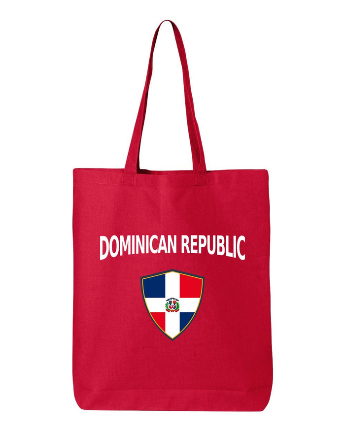Dominican Republic Soccer Tote Bag — Arched National Crest | NYC Factory