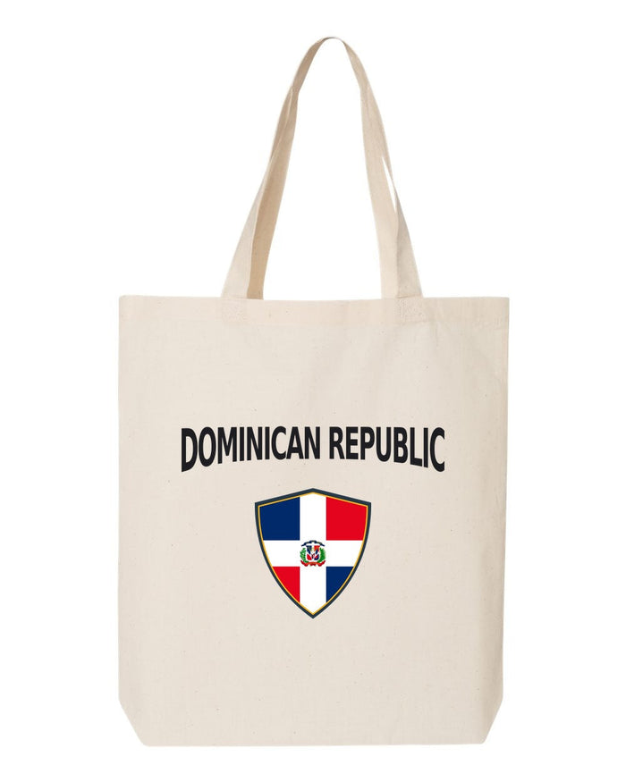 Dominican Republic Soccer Tote Bag — Arched National Crest | NYC Factory