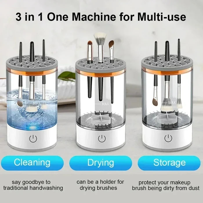 Electric Makeup Brush Cleaner | Automatic Rotating Brush Washing Machine