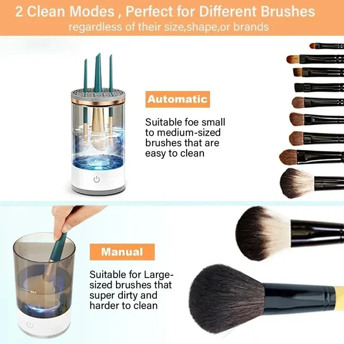 Electric Makeup Brush Cleaner | Automatic Rotating Brush Washing Machine