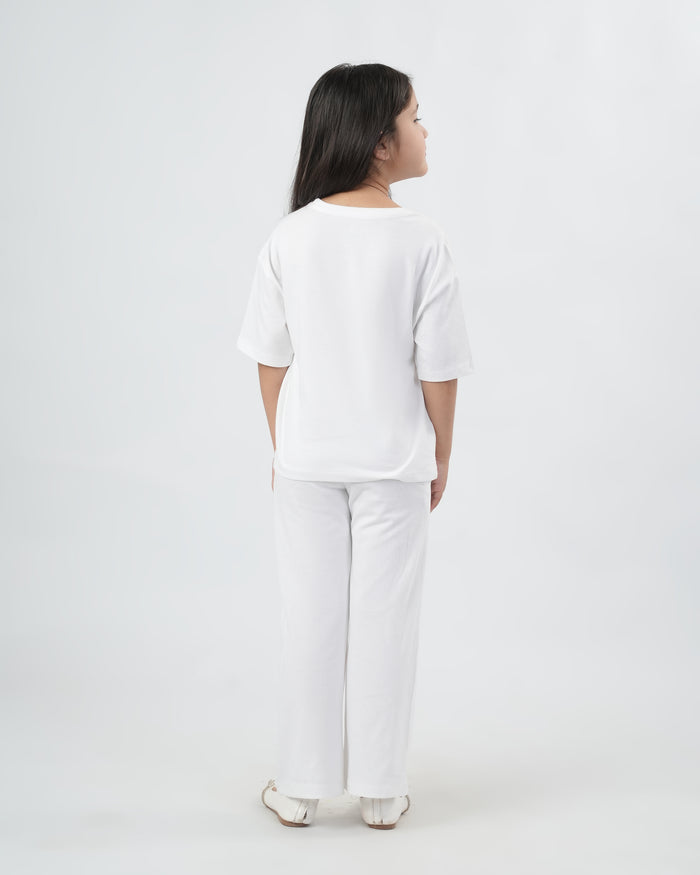 Embroidered Interlock Co-Ord Set