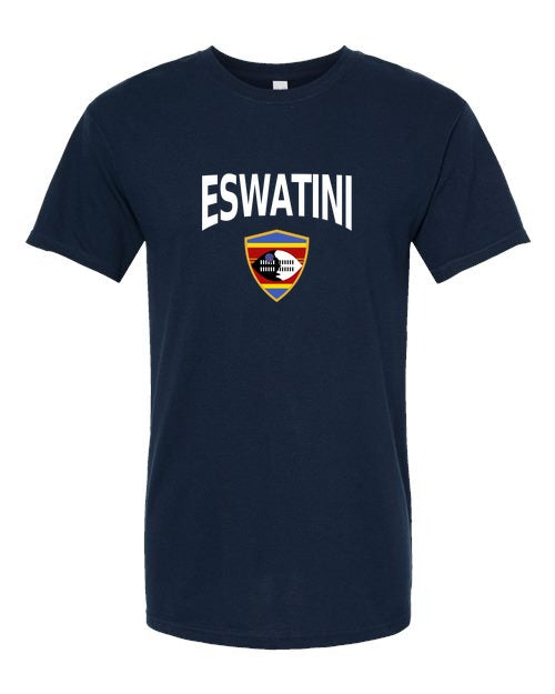 Eswatini Arched Crest Soccer Tee — NYC Factory