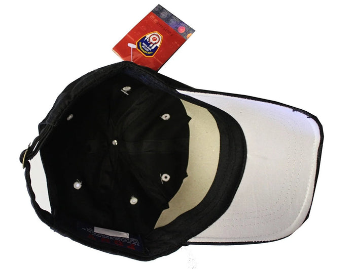 FDNY Baseball Hat Fire Department Of New York City Black & White One Size