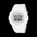 G-SHOCK Baby-G BGD565-7 – Slim White Digital Resin Watch, Shock Resistant, 100m Water Resistant