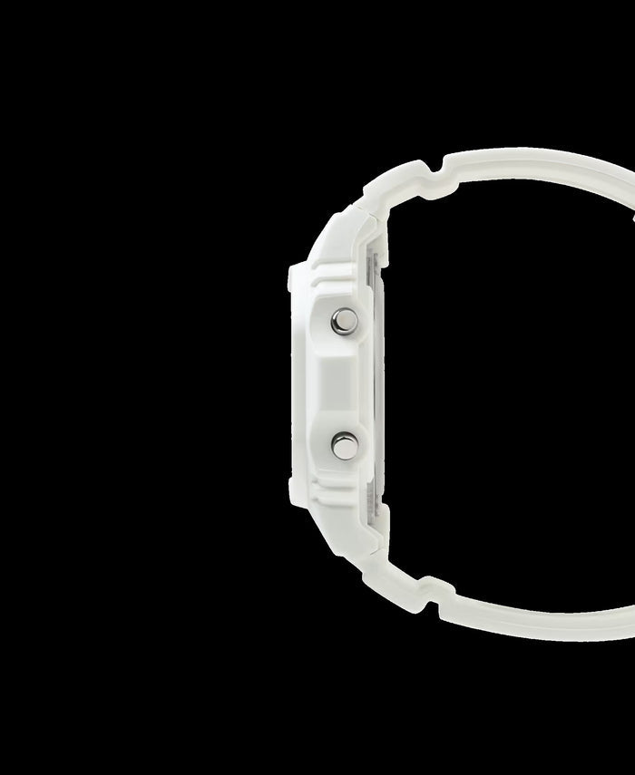 G-SHOCK Baby-G BGD565-7 – Slim White Digital Resin Watch, Shock Resistant, 100m Water Resistant