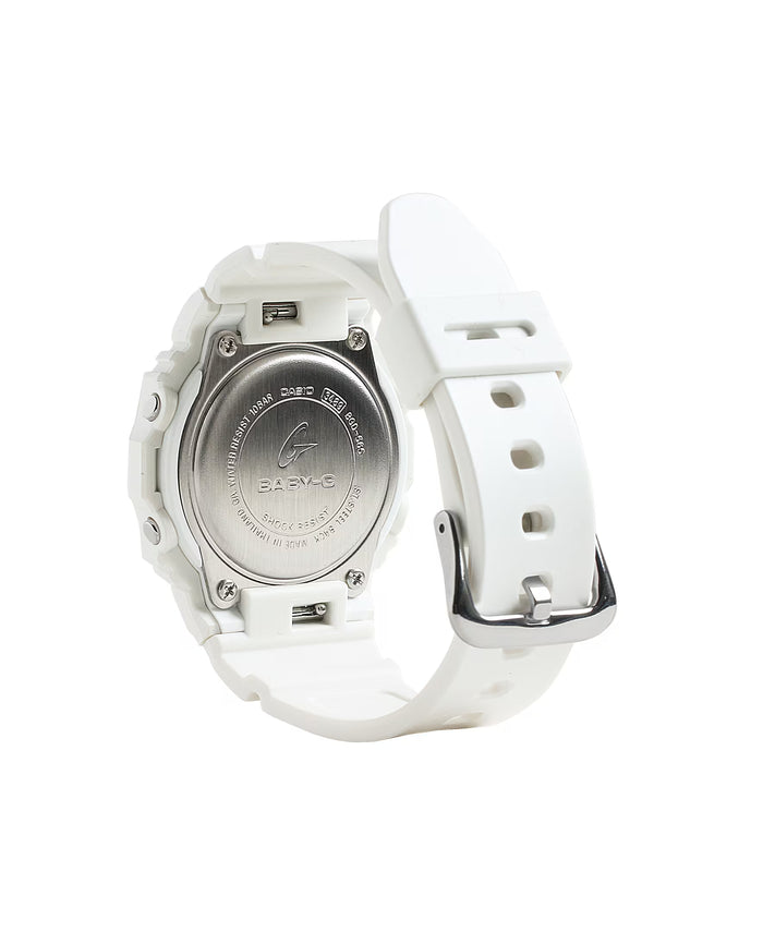 G-SHOCK Baby-G BGD565-7 – Slim White Digital Resin Watch, Shock Resistant, 100m Water Resistant