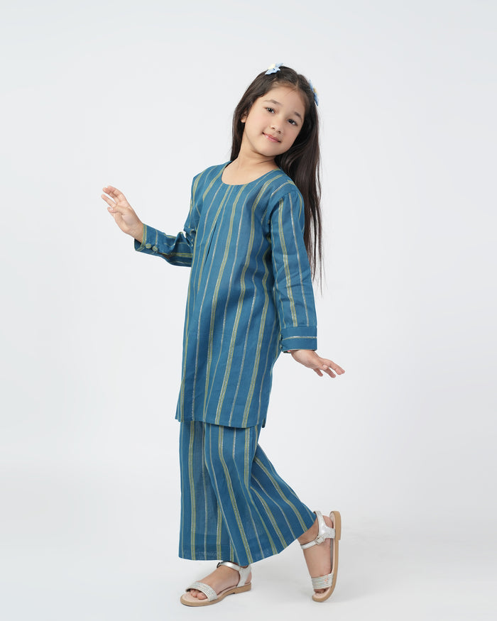 Girls 2 PCS Cotton Shalwar Suit
