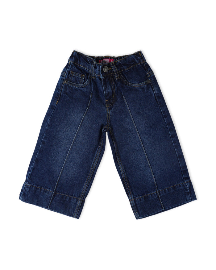 Eminent Girls Denim Capri Pant - Dark  Blue, Girls Pants & Capri, Eminent, Chase Value
