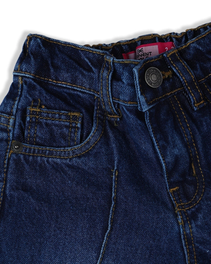 Eminent Girls Denim Capri Pant - Dark  Blue, Girls Pants & Capri, Eminent, Chase Value