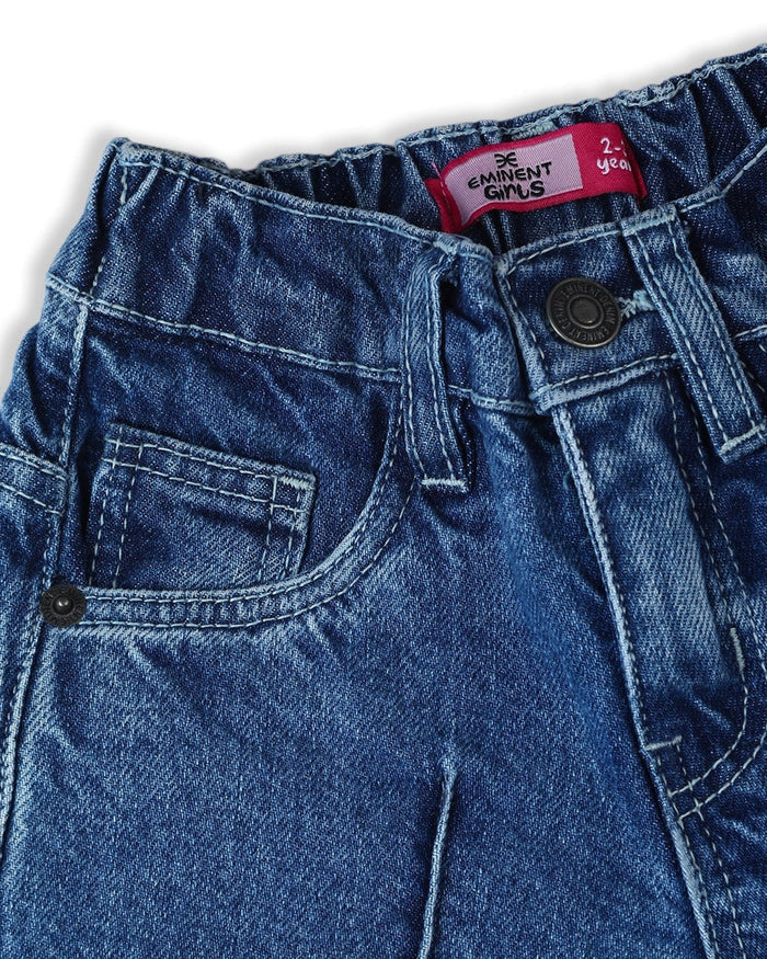 Eminent Girls Denim Capri Pant - Light Blue, Girls Pants & Capri, Eminent, Chase Value