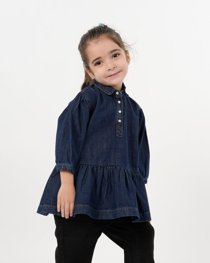 Girls' Denim Frock