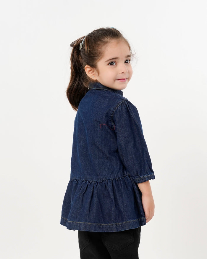 Girls' Denim Frock