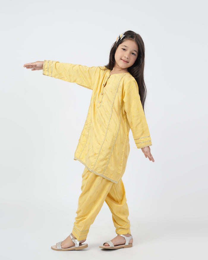Girls Embroidered 2 Pc