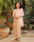Eminent Girls Embroidered 3Pcs Shalwar Suit - Peach, Girls Shalwar Kameez, Eminent, Chase Value