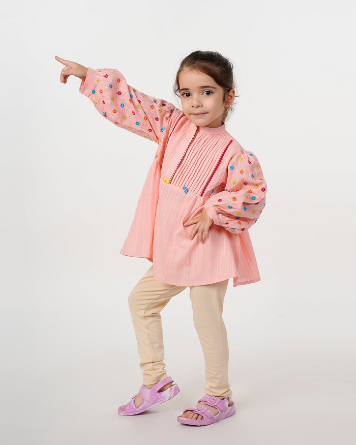Girls Embroidered Frock