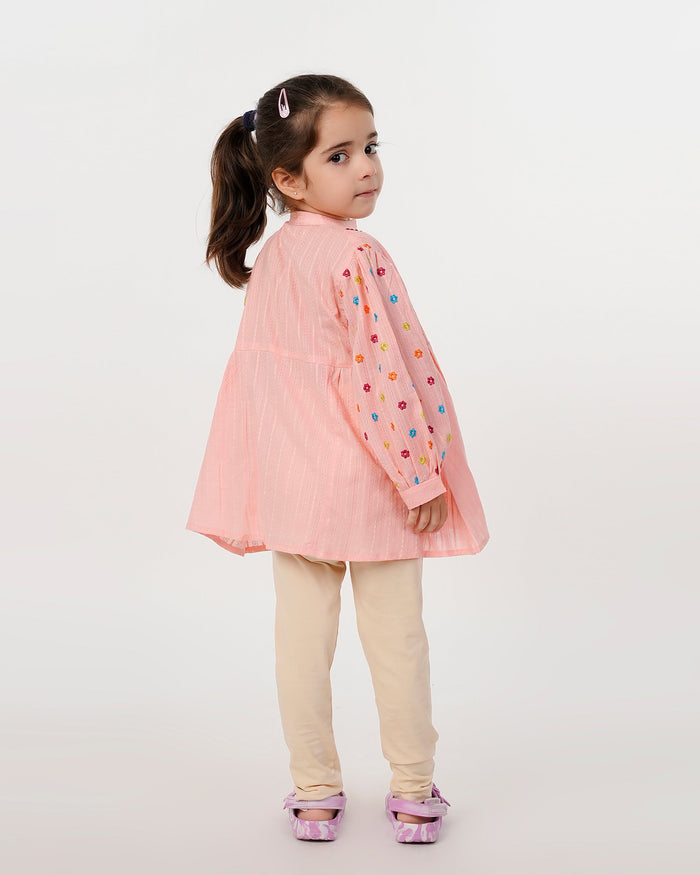 Girls' Embroidered Frock