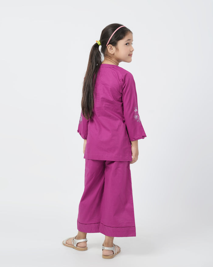 Girls Embroidered Shalwar Kameez Suit