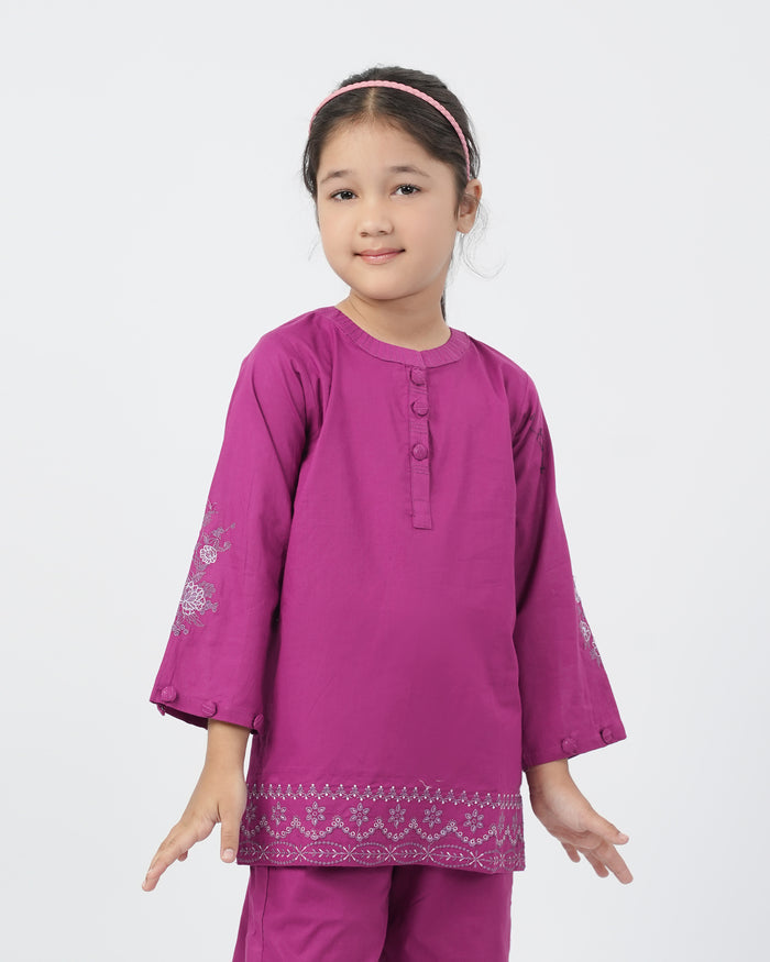 Girls Embroidered Shalwar Kameez Suit