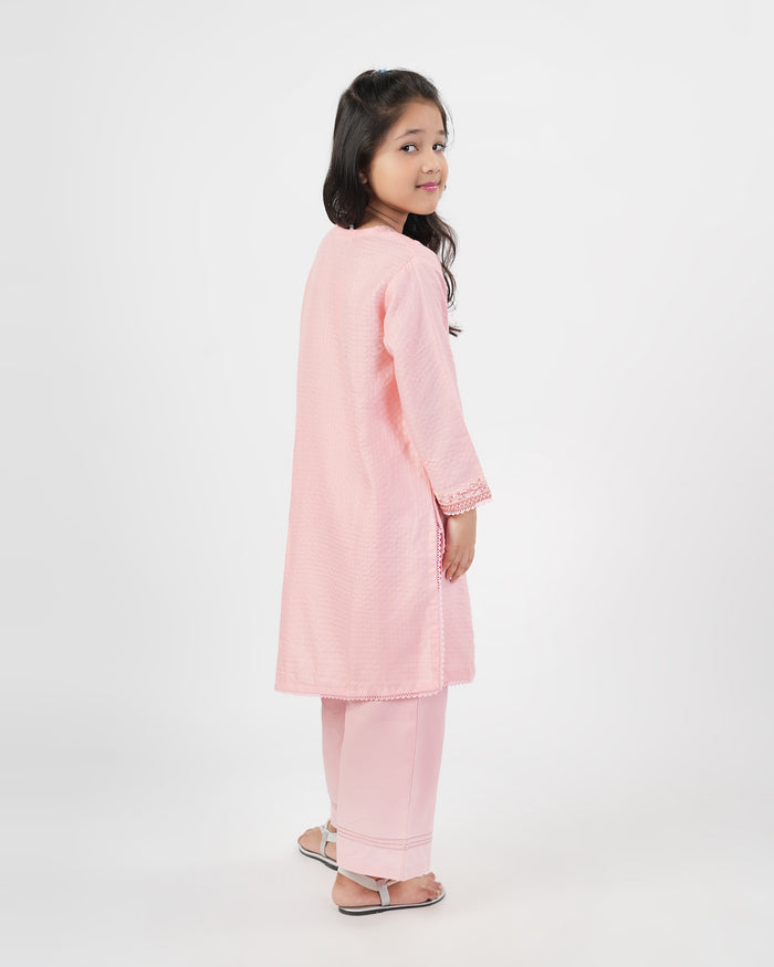 Girls Essentials Embroidered 2 Pc